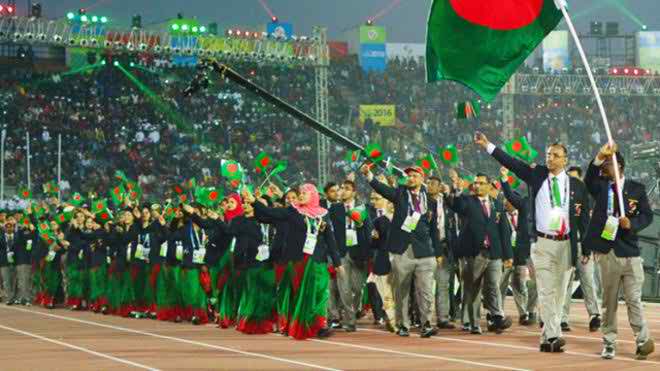 দক্ষিণ এশিয়া গেমসে বাংলাদেশের জন্যে প্রথম সোনা এনে দিয়েছেন মাবিয়া আক্তার সীমান্ত