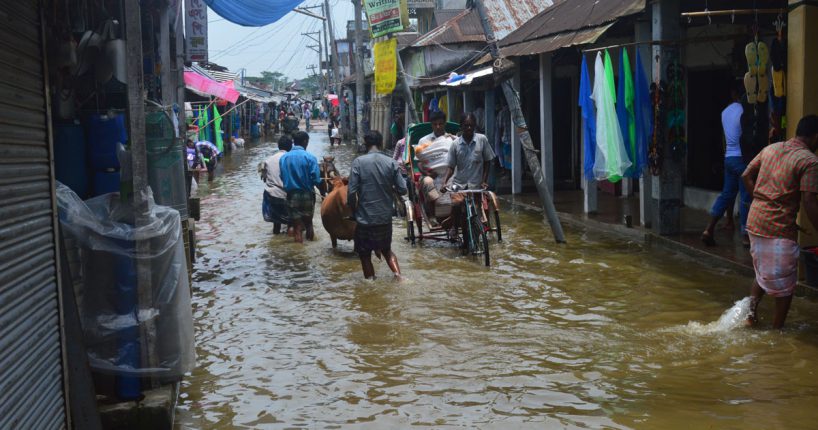 ফেঞ্চুগঞ্জে কুশিয়ারা নদীর পানি বিপদসীমায়