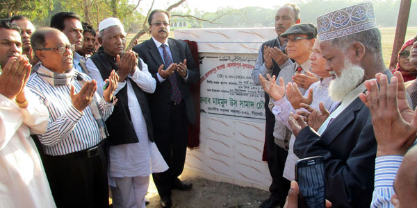 লালাবাজার ও জালালপুরে ৪টি প্রকল্পের উদ্বোধন করলেন —– মাহমুদ উস সামাদ চৌধুরী এমপি